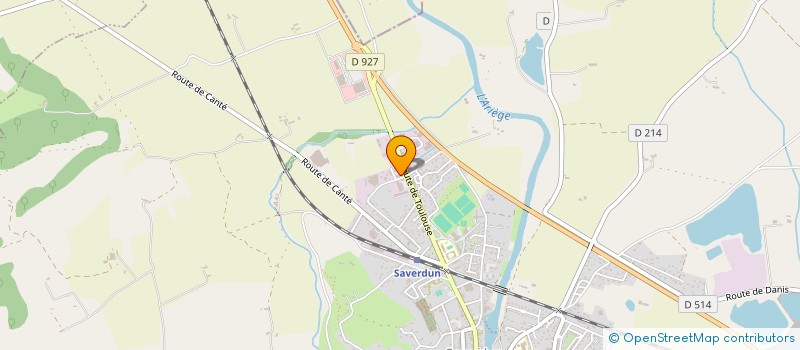 localisation de l'entreprise SCI DU FUTUR à SAVERDUN
