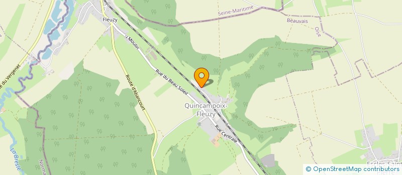 localisation de l'entreprise SCI DU FUTUR  QUINCAMPOIX-FLEUZY