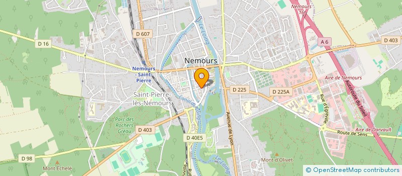 localisation de l'entreprise SCI DU FUZIN  NEMOURS