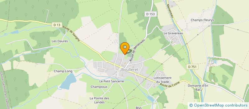 localisation de l'entreprise SCI DU GABILLER  BOULLERET