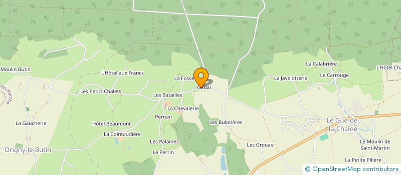 localisation de l'entreprise SCI DU GADAI à BELFORET-EN-PERCHE