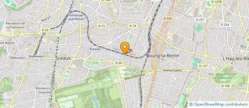 localisation de l'entreprise SCI DU GAEL à SCEAUX