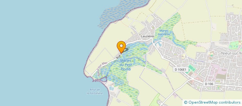 localisation de l'entreprise SCI DU GAI CLAIN  NIEUL-SUR-MER