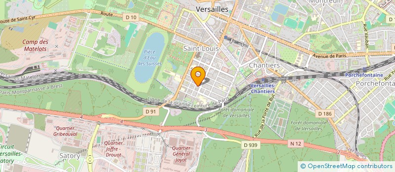 localisation de l'entreprise SCI DU GAI SOLEIL à VERSAILLES