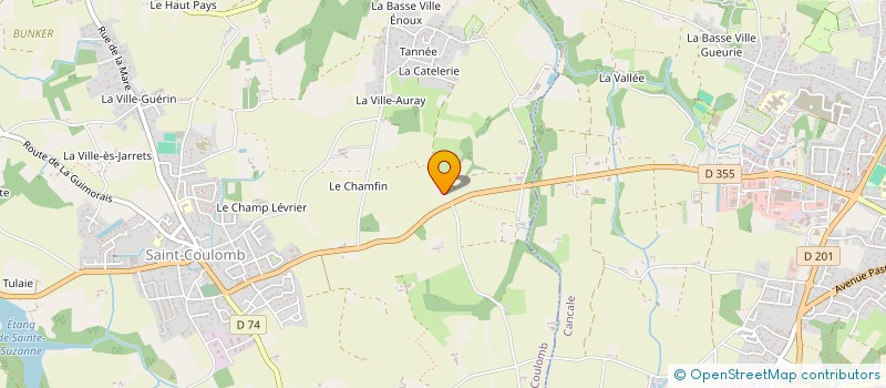 localisation de l'entreprise SCI DU GAL DE GAULLE  SAINT-COULOMB