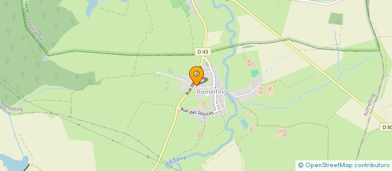 localisation de l'entreprise SCI DU GALGEN  ROMELFING