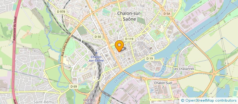 localisation de l'entreprise SCI DU GALION à CHALON-SUR-SAONE