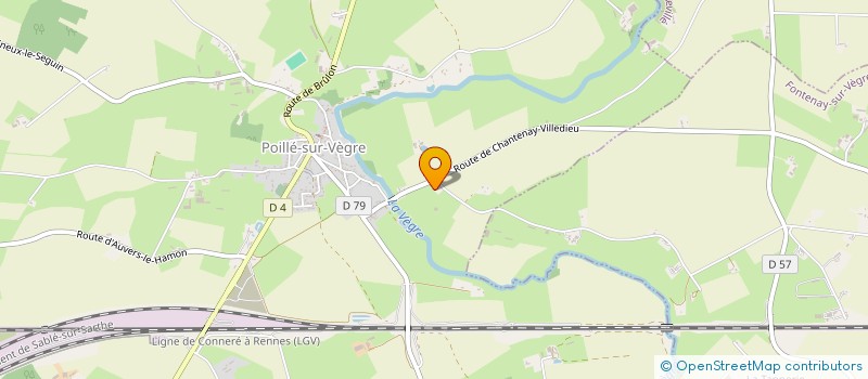 localisation de l'entreprise SCI DU GALOIS  POILLE-SUR-VEGRE