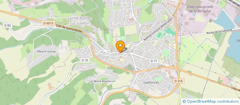 localisation de l'entreprise SCI DU GAMBON  CLEF VALLEE D'EURE