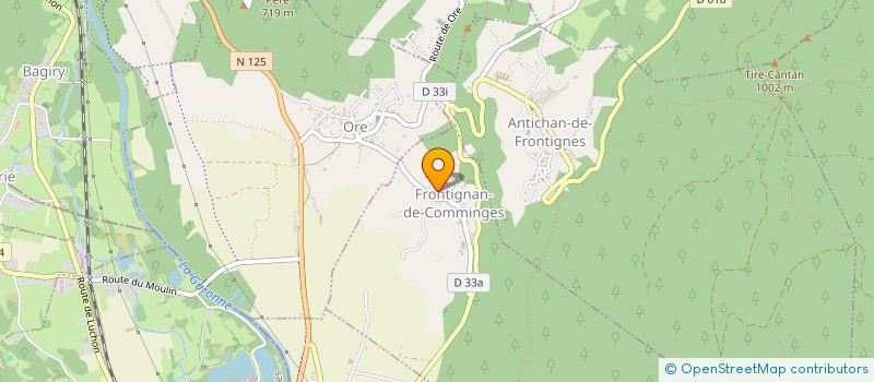 localisation de l'entreprise SCI DU GAR  FRONTIGNAN-DE-COMMINGES