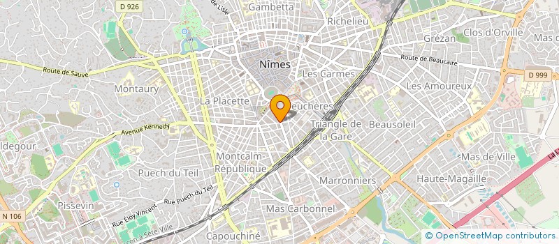 localisation de l'entreprise SCI DU GARAGE  NIMES