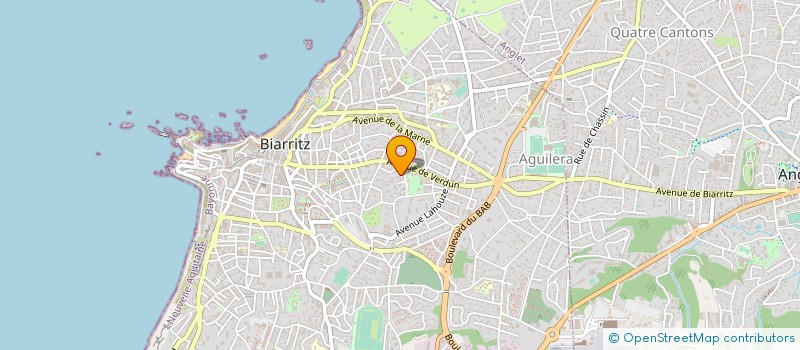 localisation de l'entreprise SCI DU GARAGE à BIARRITZ