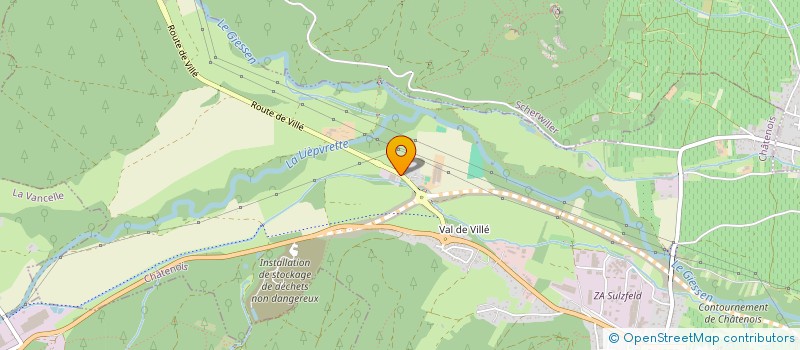 localisation de l'entreprise SCI DU GARAGE DE L ORTENBOURG  CHATENOIS