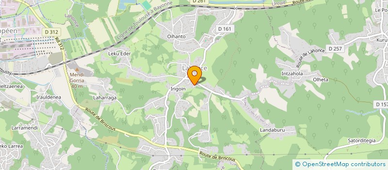 localisation de l'entreprise SCI DU GARAGE LAVIGNASSE à MOUGUERRE