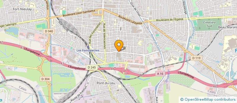 localisation de l'entreprise SCI DU GARAGE LEFEBVRE à CALAIS