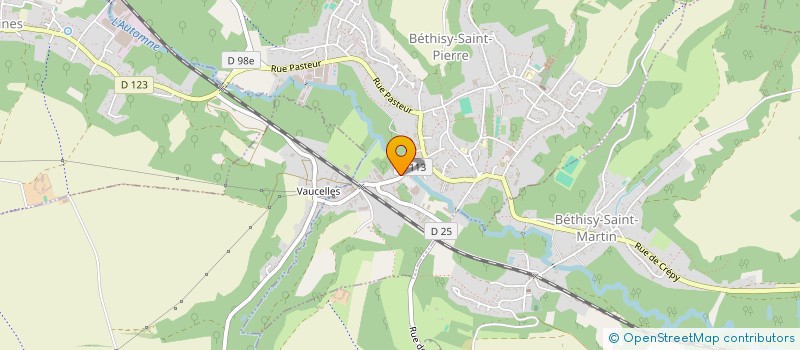 localisation de l'entreprise SCI DU GARAGE P.M. AUTO  BETHISY-SAINT-PIERRE