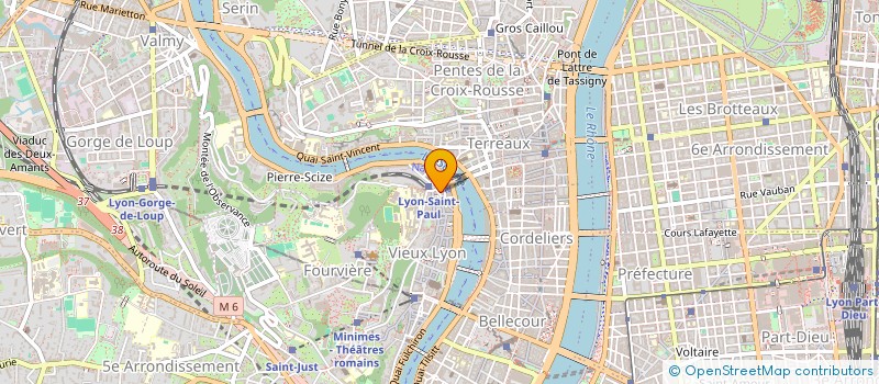 localisation de l'entreprise SCI DU GARAGE SAINT-PAUL  LYON