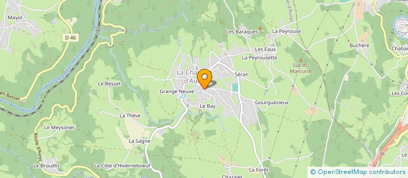 localisation de l'entreprise SCI DU GARAY  LA CHAPELLE-D'AUREC