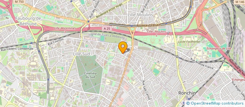 localisation de l'entreprise SCI DU GARD à LILLE