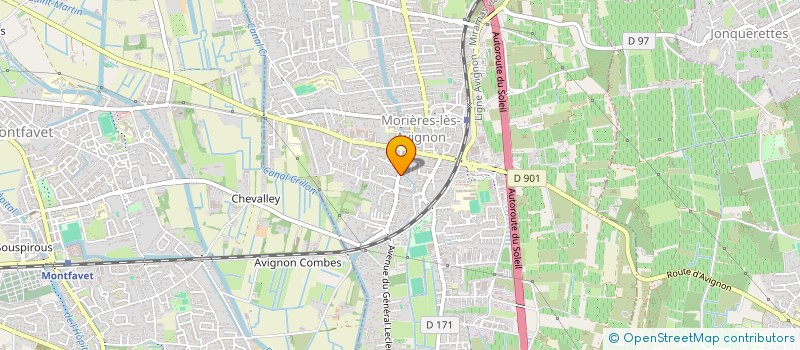 localisation de l'entreprise SCI DU GARD  MORIERES-LES-AVIGNON