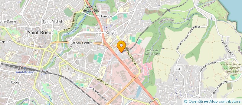 localisation de l'entreprise SCI DU GARDE BARRIERE à SAINT-BRIEUC