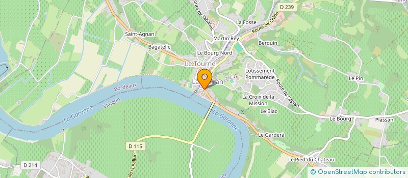 localisation de l'entreprise SCI DU GARDERA  SAINT-GENES-DE-LOMBAUD