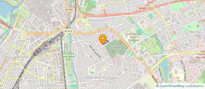 localisation de l'entreprise SCI DU GARDON  METZ