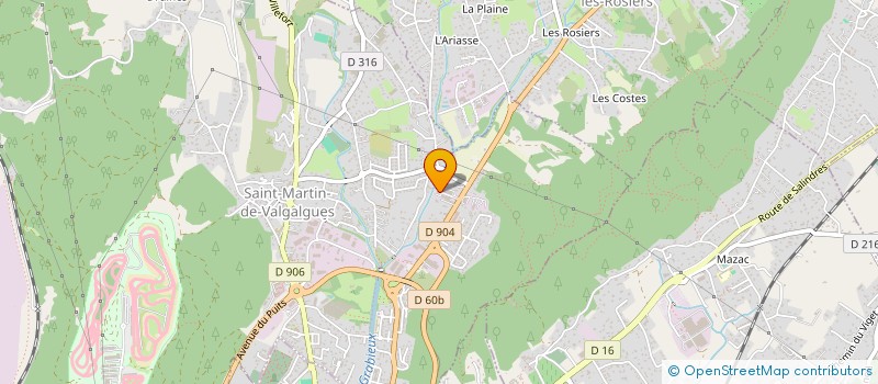 localisation de l'entreprise SCI DU GARDON  SAINT-MARTIN-DE-VALGALGUES