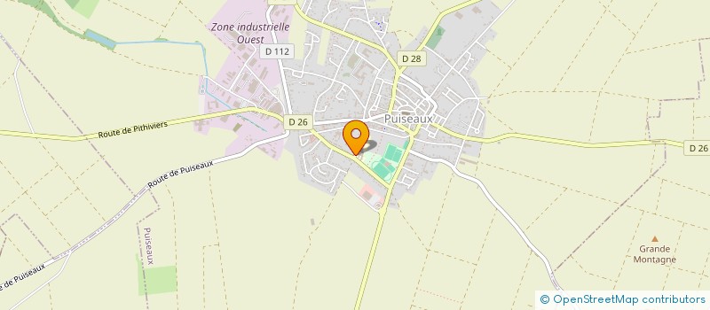 localisation de l'entreprise SCI DU GARENNE  PUISEAUX