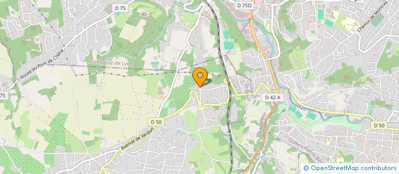 localisation de l'entreprise SCI DU GAREZIN  CHAPONOST