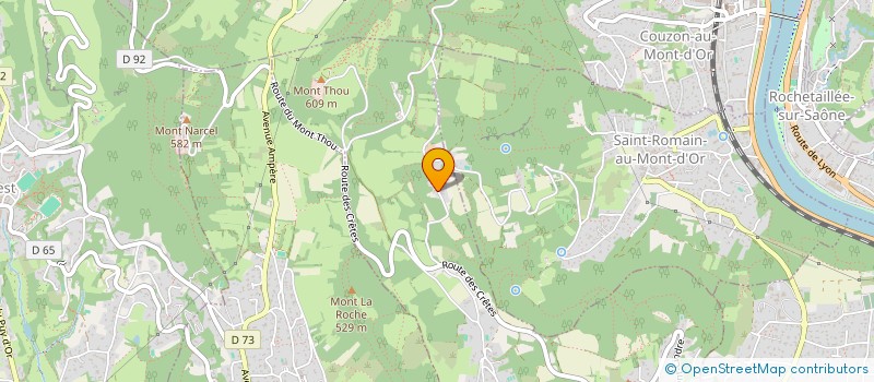 localisation de l'entreprise SCI DU GARN  SAINT-CYR-AU-MONT-D'OR