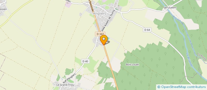 localisation de l'entreprise SCI DU GARO  ANGLIERS