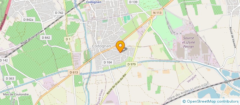 localisation de l'entreprise SCI DU GARRET  CODOGNAN