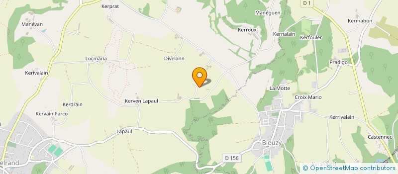 localisation de l'entreprise SCI DU GASCOUET  PLUMELIAU-BIEUZY