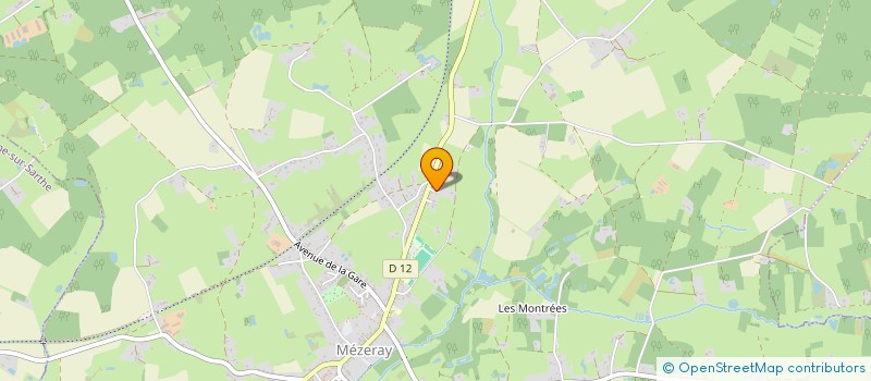 localisation de l'entreprise SCI DU GASSEAU  MEZERAY