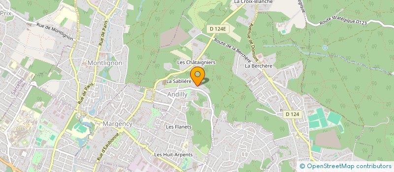 localisation de l'entreprise SCI DU GATEAU  ANDILLY