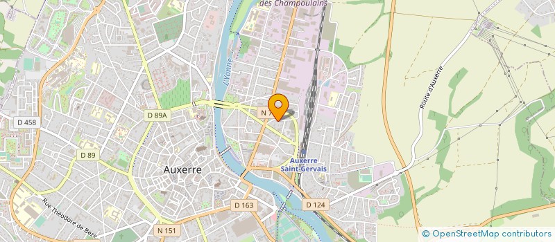 localisation de l'entreprise SCI DU GATELOT à AUXERRE