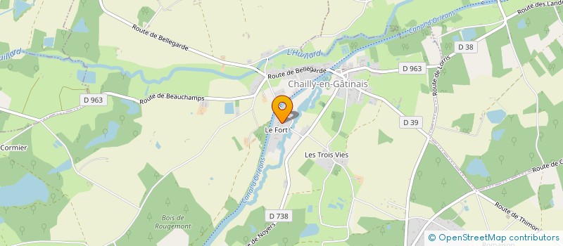 localisation de l'entreprise SCI DU GATINAIS à CHAILLY-EN-GATINAIS
