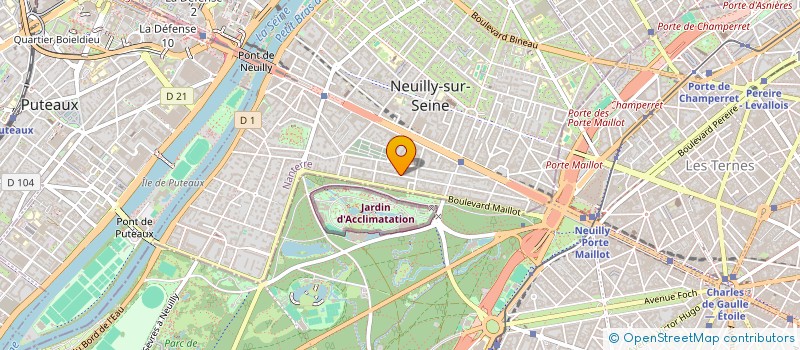 localisation de l'entreprise SCI DU GATINAIS à NEUILLY-SUR-SEINE