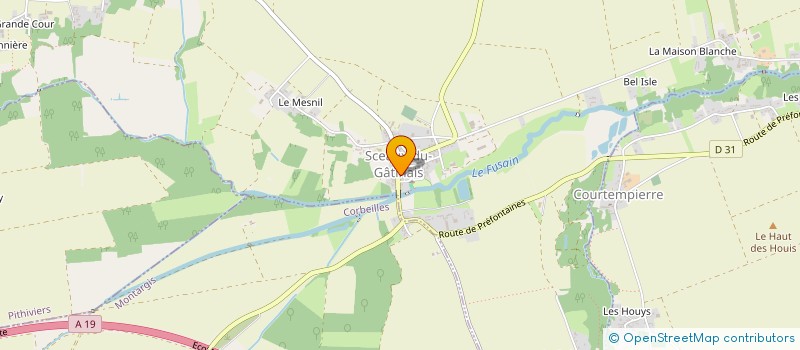localisation de l'entreprise SCI DU GATINAIS à SCEAUX-DU-GATINAIS
