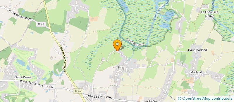 localisation de l'entreprise SCI DU GATINAIS  SAINT-ANDRE-DES-EAUX