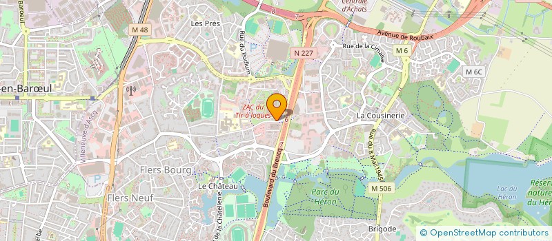 localisation de l'entreprise SCI DU GAULOIS REFRACTAIRE à VILLENEUVE-D'ASCQ