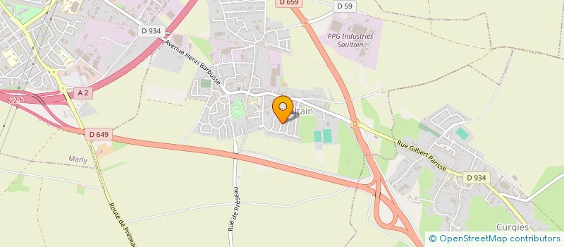 localisation de l'entreprise SCI DU GAVE  ESTREUX