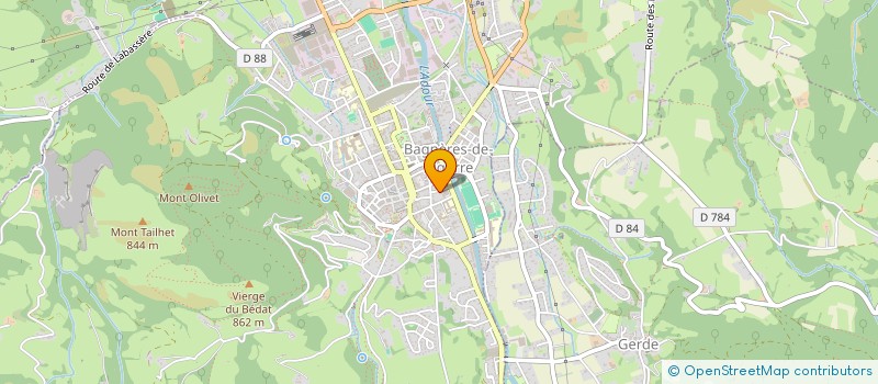 localisation de l'entreprise SCI DU GAVE BRICOLAGE  BAGNERES-DE-BIGORRE