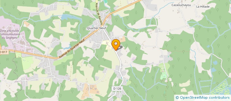 localisation de l'entreprise SCI DU GAVE ET DE L'ADOUR  SAINTE-MARIE-DE-GOSSE