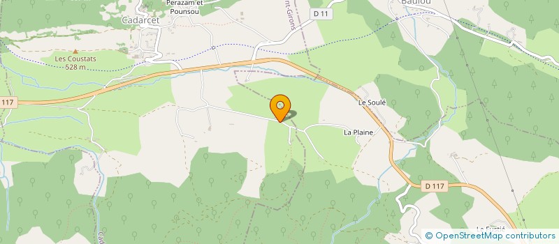 localisation de l'entreprise SCI DU GAYET à CADARCET