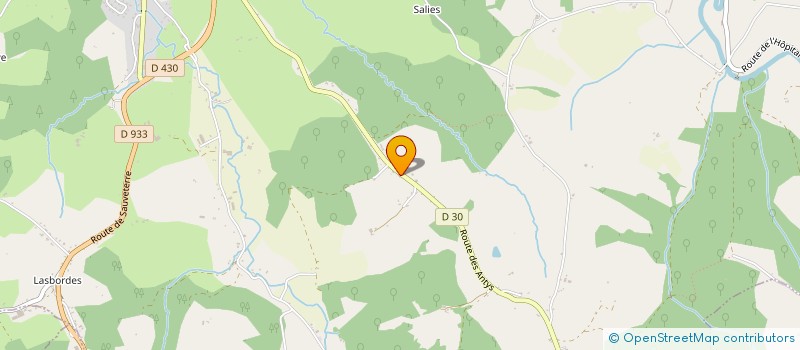 localisation de l'entreprise SCI DU GAZ  SALIES-DE-BEARN