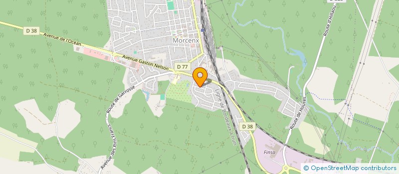 localisation de l'entreprise SCI DU GE  MORCENX-LA-NOUVELLE