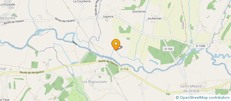 localisation de l'entreprise SCI DU GELIBERT  ALLEMANS