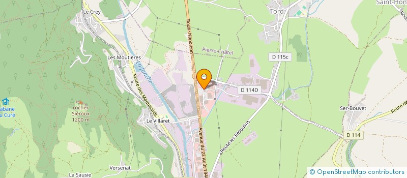 localisation de l'entreprise SCI DU GENEPI  LA MURE